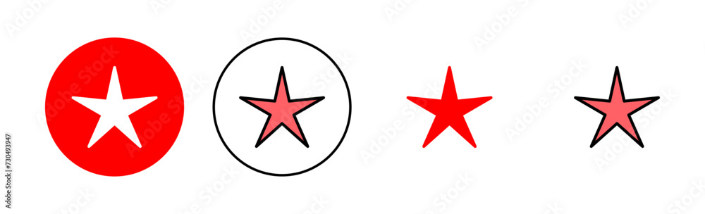 Star Icon set illustration. rating sign and symbol. favourite star icon Star Icon set illustration. rating sign and symbol. favourite star icon