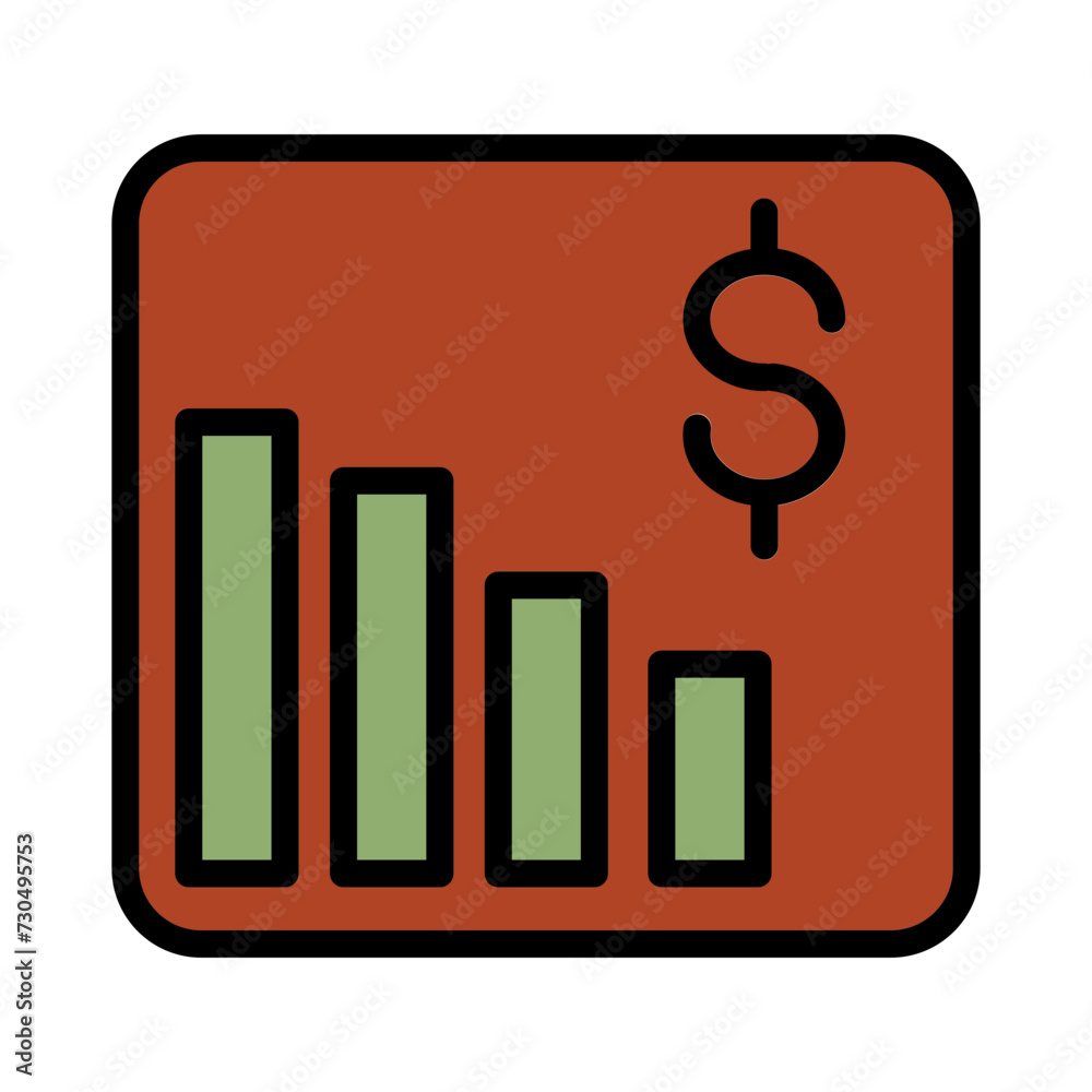 Education Graphic Dollar Filled Outline Icon Education Graphic Dollar Filled Outline Icon
