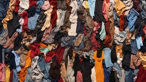 photo top view classify clothes