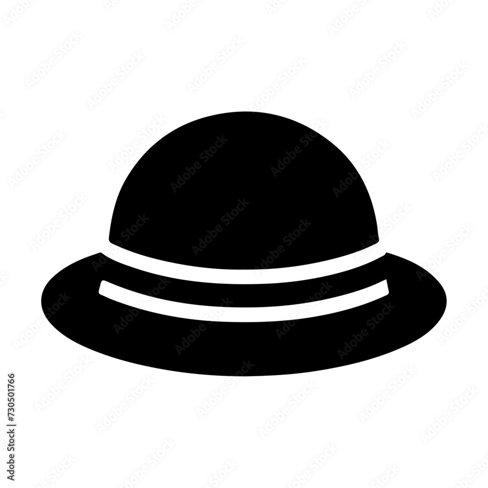 minimal Retro Hat icon, clipart, symbol, black color silhouette minimal Retro Hat icon, clipart, symbol, black color silhouette