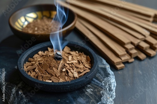 Imitation agarwood incense sticks and chips