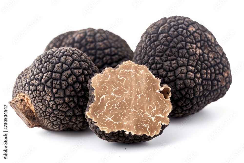 Black truffle isolated Clipping path Black truffle isolated Clipping path