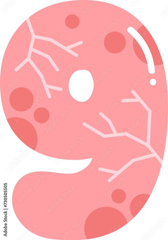 Cute Pink Cracked Style Numbers and Symbols Cute Pink Cracked Style Numbers and Symbols