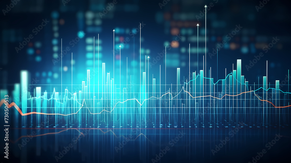 Stock market abstract background, economic and infographic concept Stock market abstract background, economic and infographic concept