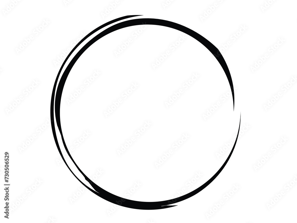 Grunge circle made of black paint.Grunge circle made of black paint using art brush. Grunge circle made of black paint.Grunge circle made of black paint using art brush.