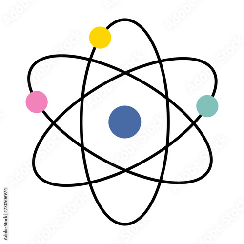 Physics hand drawn illustration