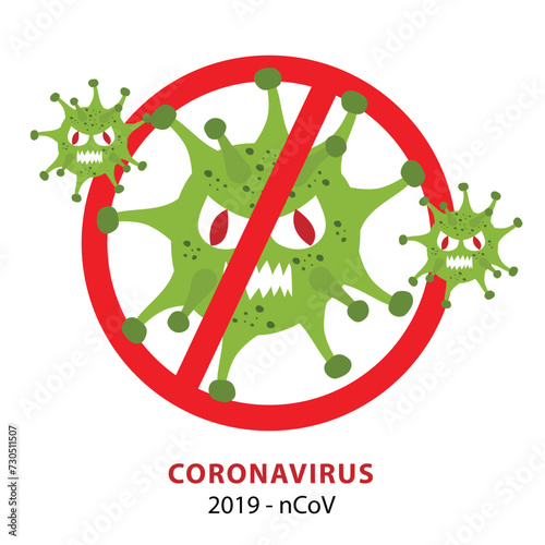 Stop virus, Coronavirus 2020 infographic. nCov 2020