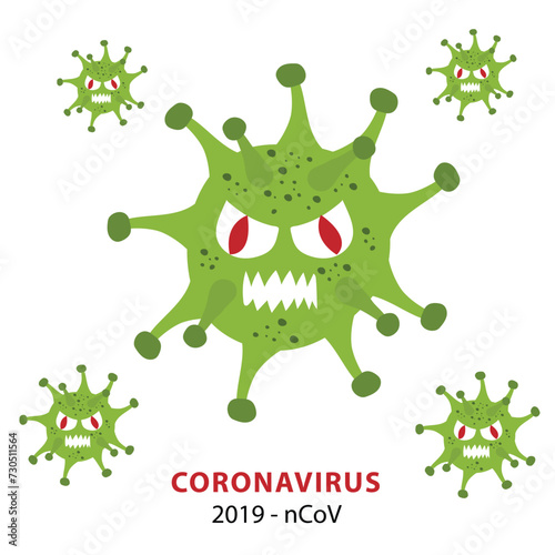 Stop virus, Coronavirus 2020 infographic. nCov 2020
