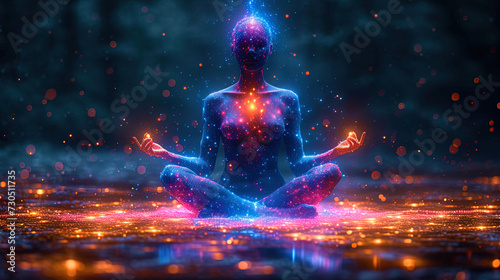 Quantum elements are connected to meditation  contributing to harmony and the w