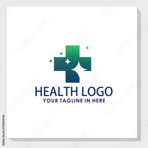 medical logo design concept, helath logo inspiration photo