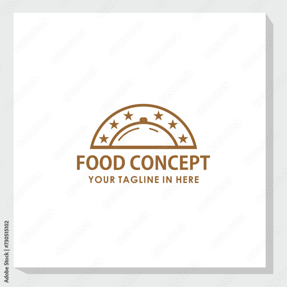 restaurant logo design concept, food brand identity design vector restaurant logo design concept, food brand identity design vector