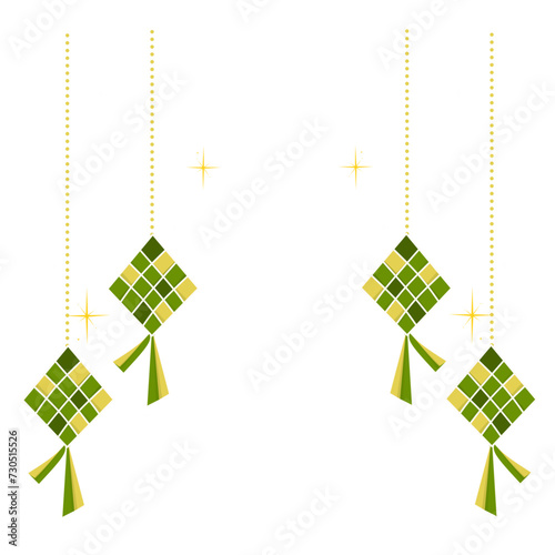 Ketupat decoration 