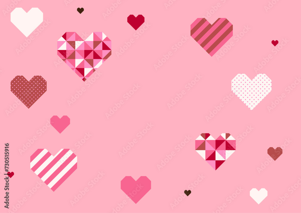 Graphic design inspired by Valentine's Day	