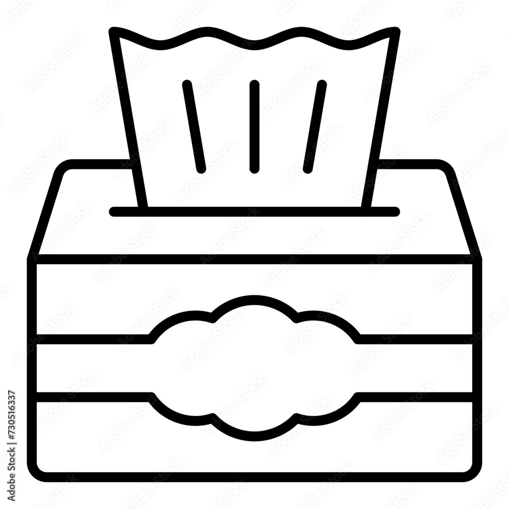 Tissue Box Icon Tissue Box Icon