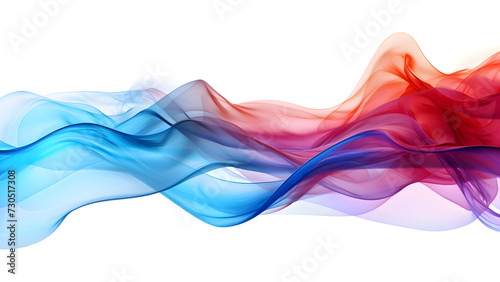 dynamic wave of color inc liquid flowing gracefully isolated
