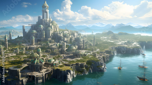 The Lost City of Atlantis © Brian