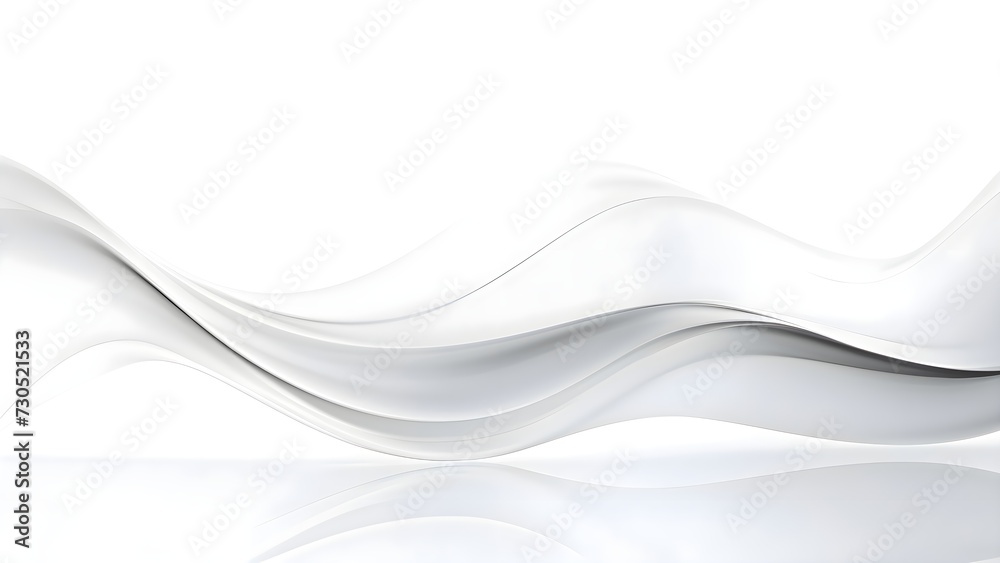 dynamic wave of White inc flowing gracefully isolated dynamic wave of White inc flowing gracefully isolated