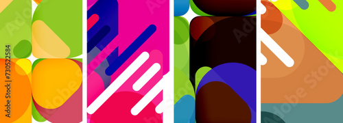 Geometric elements abstract backgrounds for wallpaper, business card, cover, poster, banner, brochure, header, website