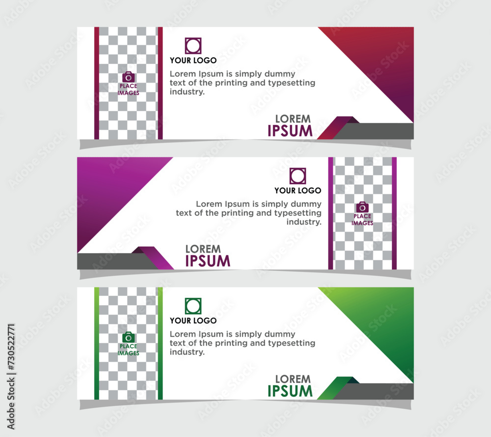 Naklejka premium pamphlet design vector, background template design inspiration