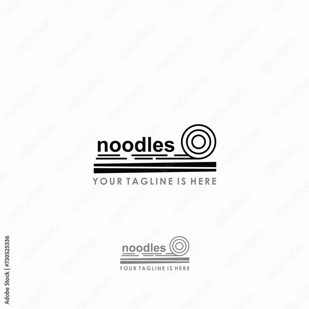 elegant noodles logo design vector, Asian food logo design inspiration elegant noodles logo design vector, Asian food logo design inspiration