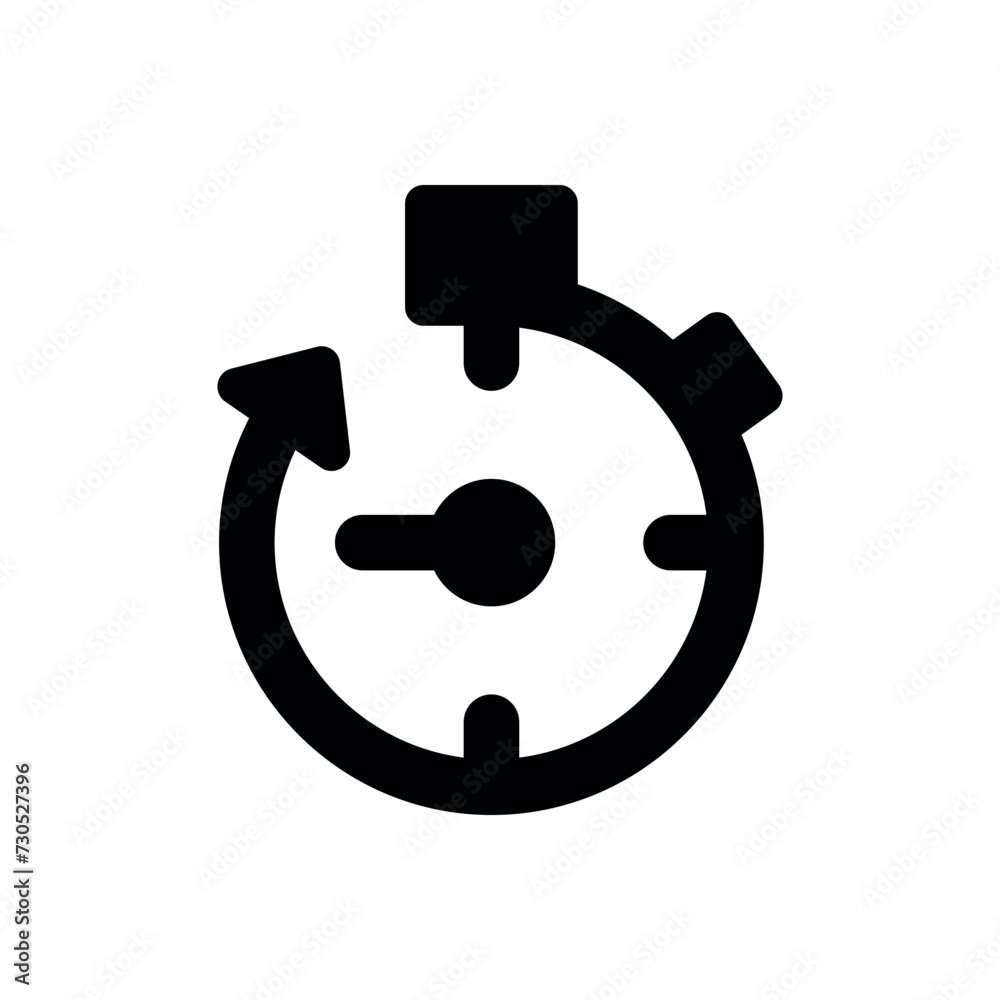 stopwatch icon vector illustration stopwatch icon vector illustration