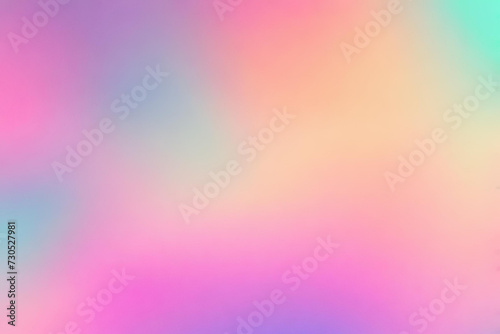 Abstract Gradient Smooth Blurred Neon Pastel Background Image