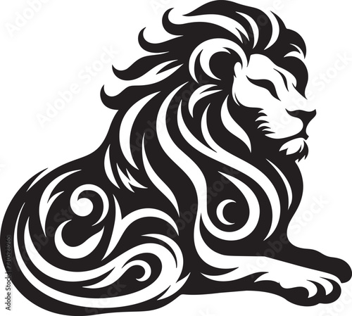 Majestic Leo Lion Emblem