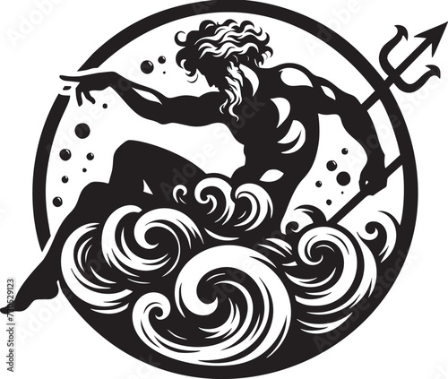 Neptune Emerging from the Waves