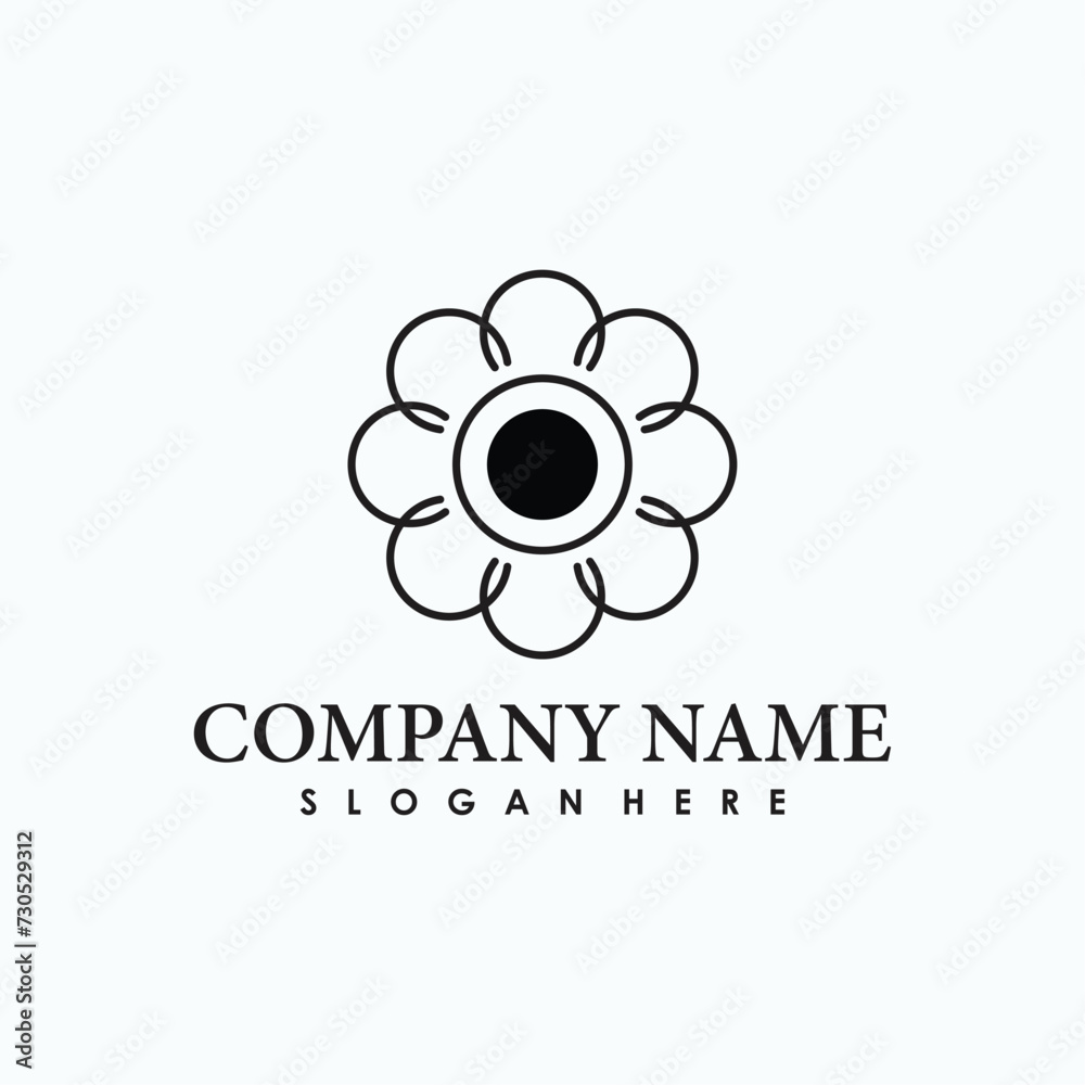 Fototapeta premium floral design vector, plants design inspiration