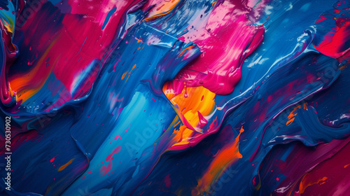 Bold brushstrokes and bold colors collide in this abstract celebration of Renaissance art offering a fresh and imaginative take on traditional masterpieces.