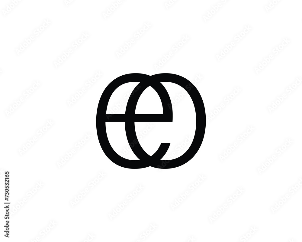 EO logo design vector template