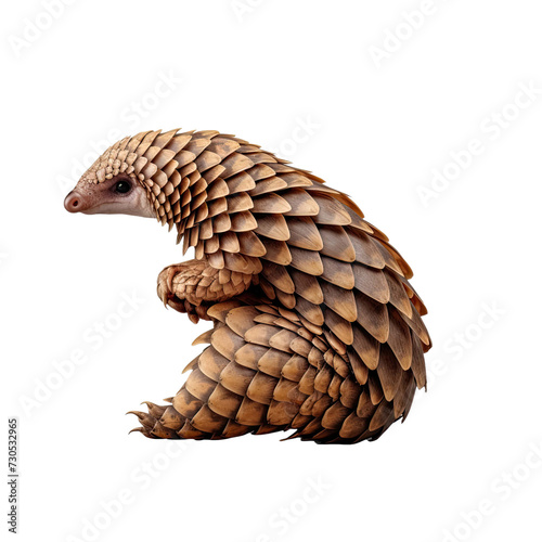 Pangolin isolated on Transparent Background