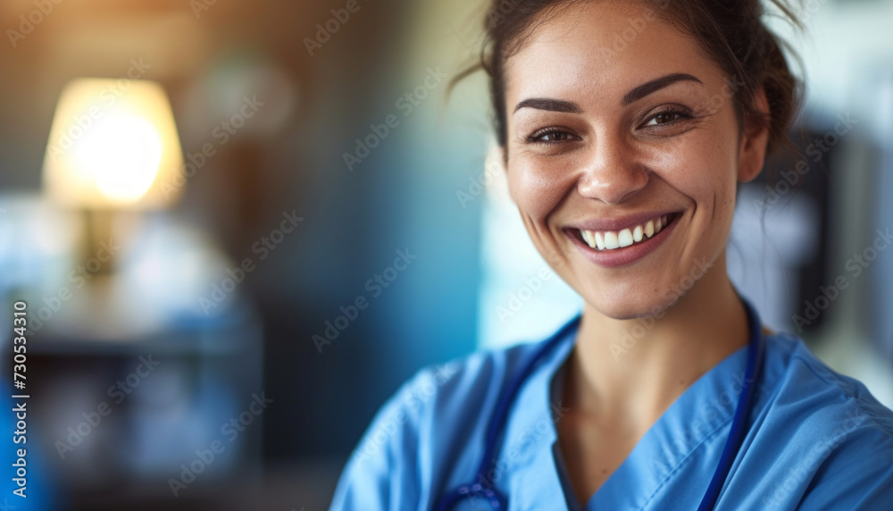 Confident Healthcare Professional with a Warm Smile Confident Healthcare Professional with a Warm Smile