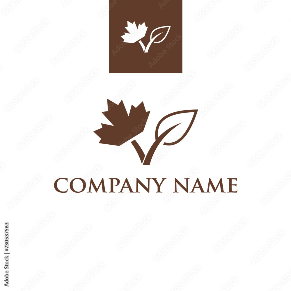 simple leaf logo design vector, plants and nature logo inspiration simple leaf logo design vector, plants and nature logo inspiration