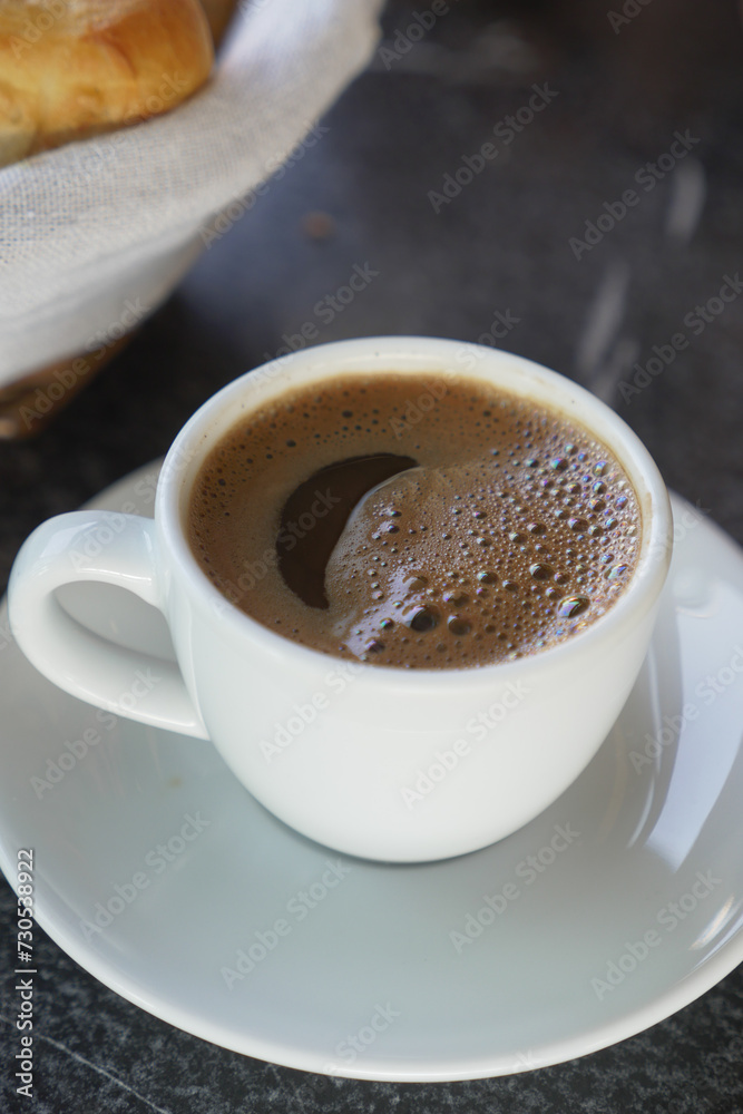 Fototapeta premium a cup of turkish coffee on table 