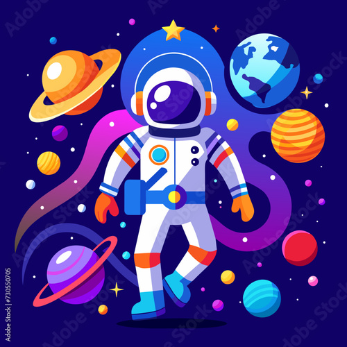 astronaut cartoon