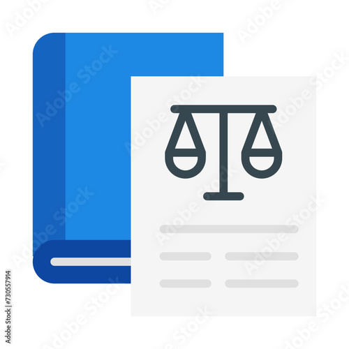 Legislative flat icon