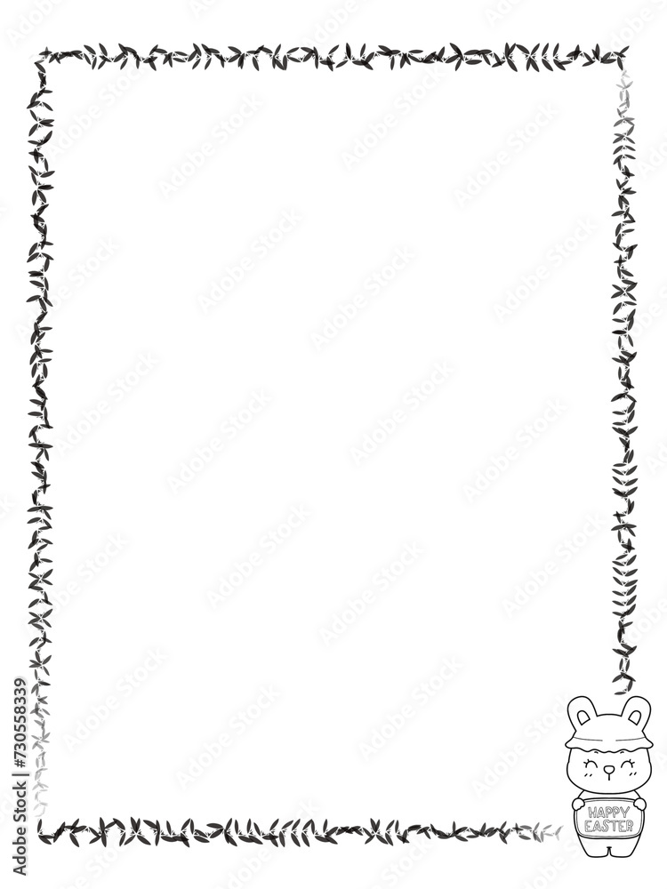 frame for happy easter frame for happy easter