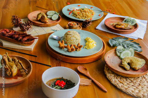 Food Photography with aesthethic combination photo