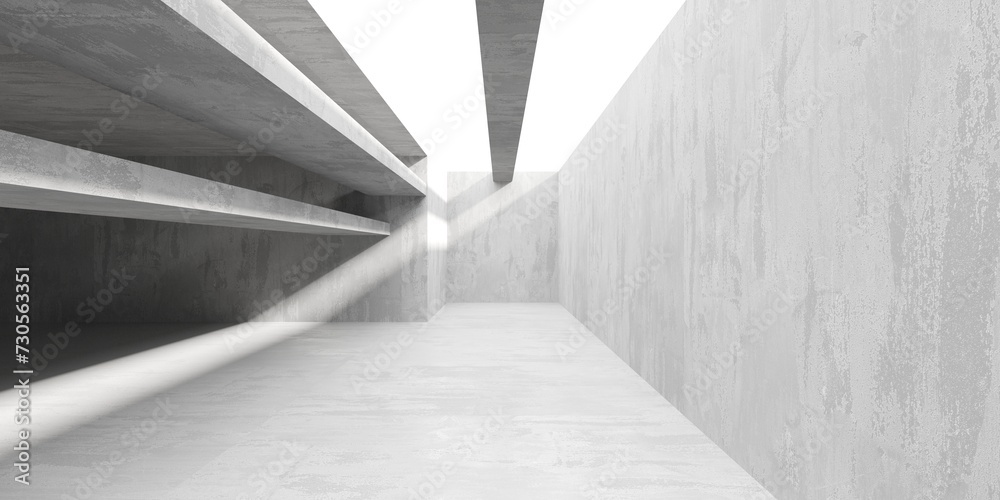 Abstract interior design concrete room. Architectural background Abstract interior design concrete room. Architectural background