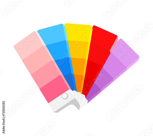 Color palette guide. Color Swatches. Vector illustration