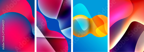 Abstract colors. Abstract backgrounds for wallpaper, business card, cover, poster, banner, brochure, header, website