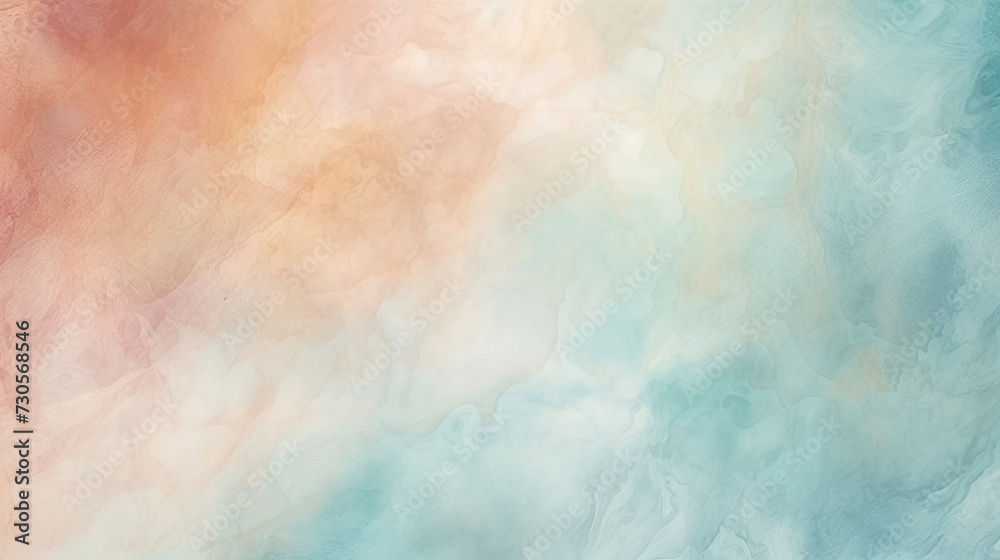 Watercolor texture of wall, marble stone or brushstrokes and splashes