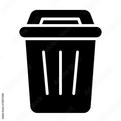 Trash glyph icon