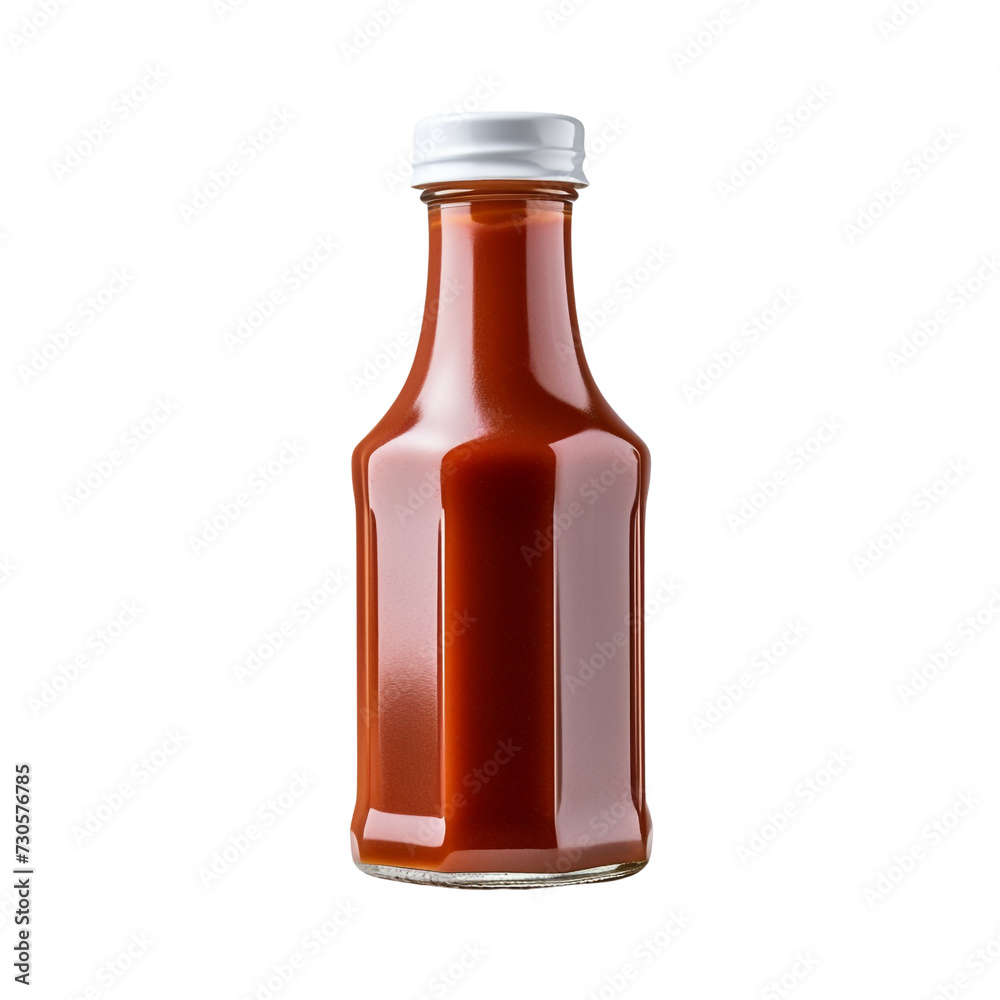 BBQ Sauce bottle isolated on transparent background BBQ Sauce bottle isolated on transparent background