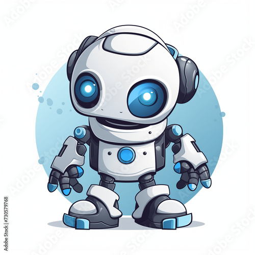 Futuristic Robot Illustration Series © lan