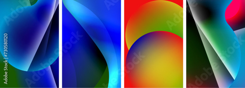 Abstract colors. Abstract backgrounds for wallpaper  business card  cover  poster  banner  brochure  header  website