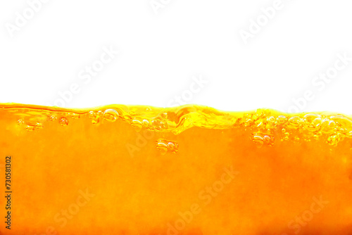 orange juice and bubbles photo