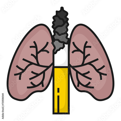 smoker's lungs
