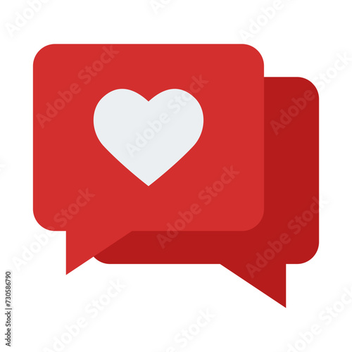 Chat flat icon